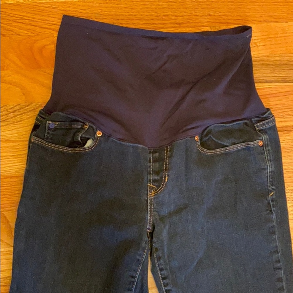 GAP Women's Boot Cut Jeans - Dark Blue - Picture 2 of 6